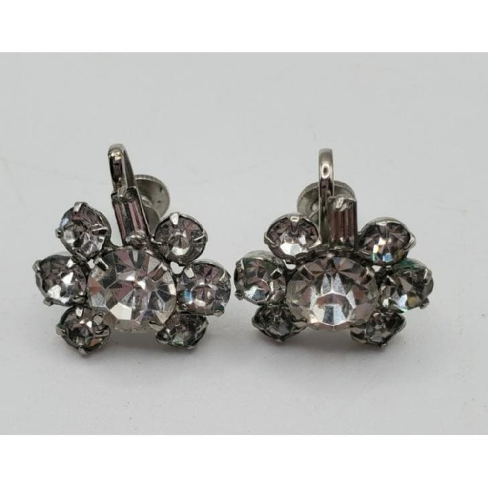 Vintage CORO Silver Tone Earrings